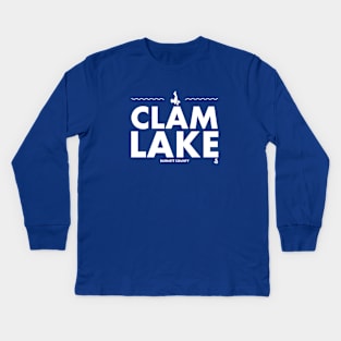 Burnett County, Wisconsin - Clam Lake Kids Long Sleeve T-Shirt